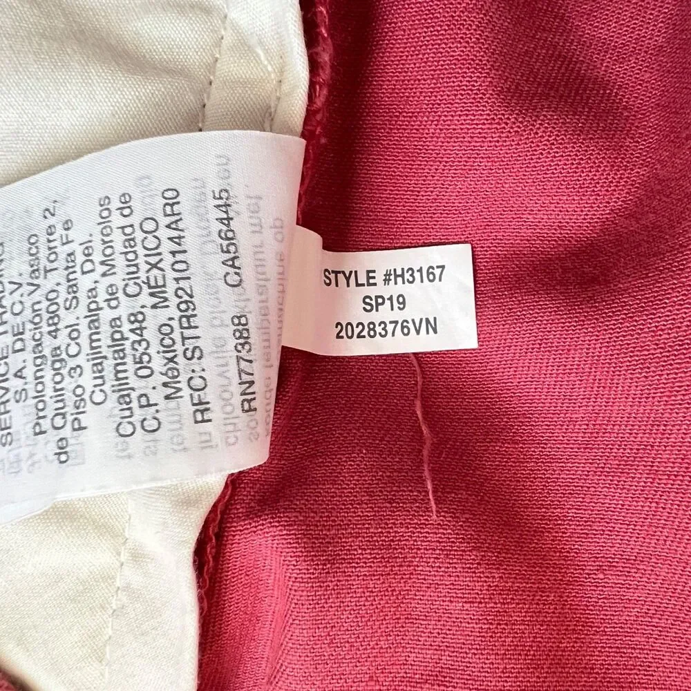 J.Crew Factory Mercantile Pants Men's Size 31x32 Flex-Slim Chino Pink/Red